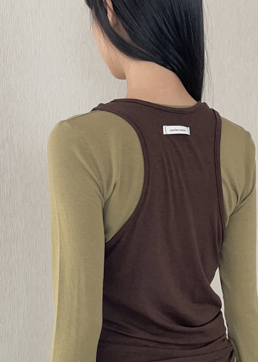ANOTHER AVENUE東大門實拍女裝新款休閑26春夏人氣長袖T恤ANOTHER AVENUE長袖T恤