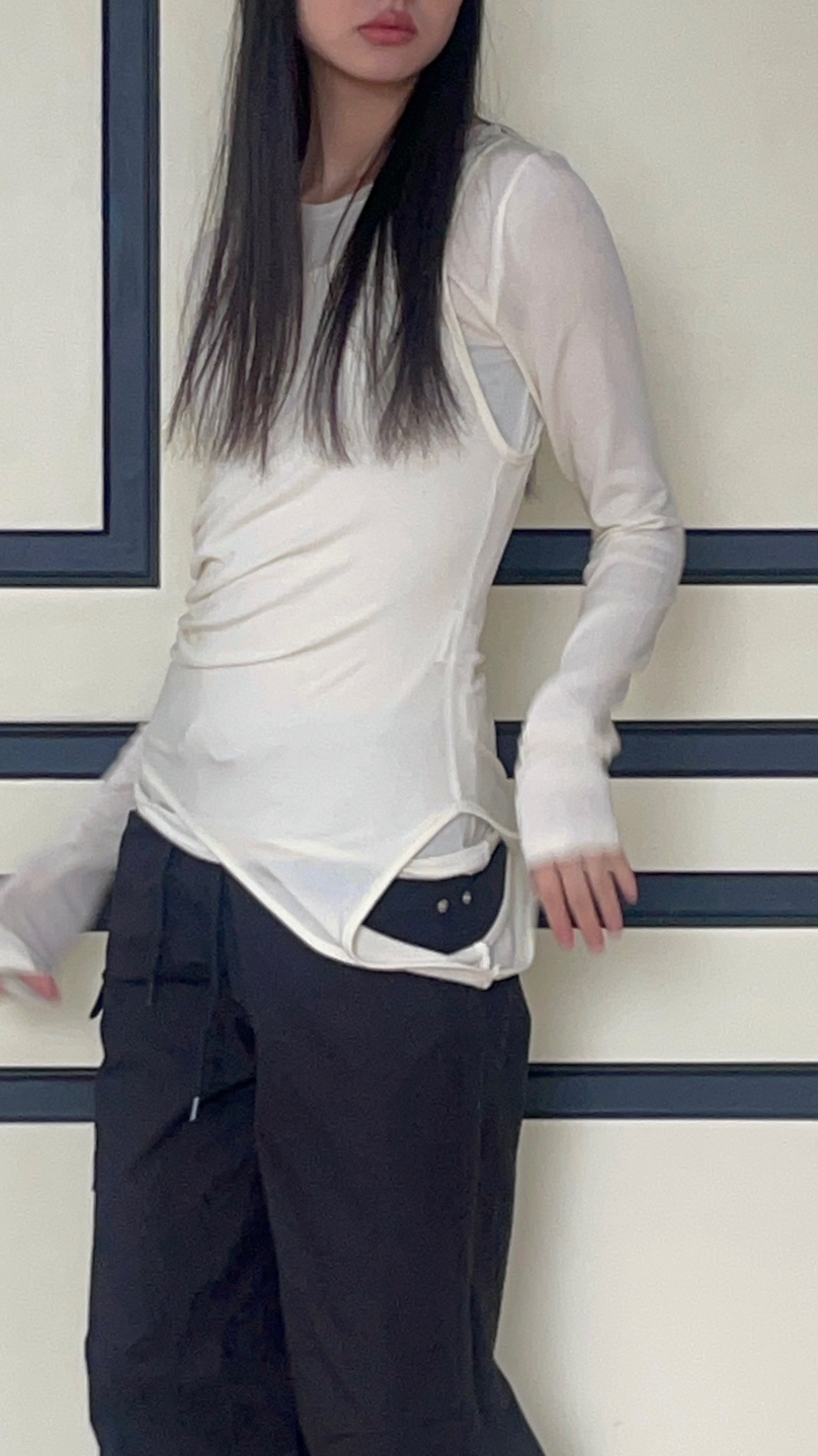 ANOTHER AVENUE東大門實拍女裝新款休閑26春夏人氣長袖T恤ANOTHER AVENUE長袖T恤