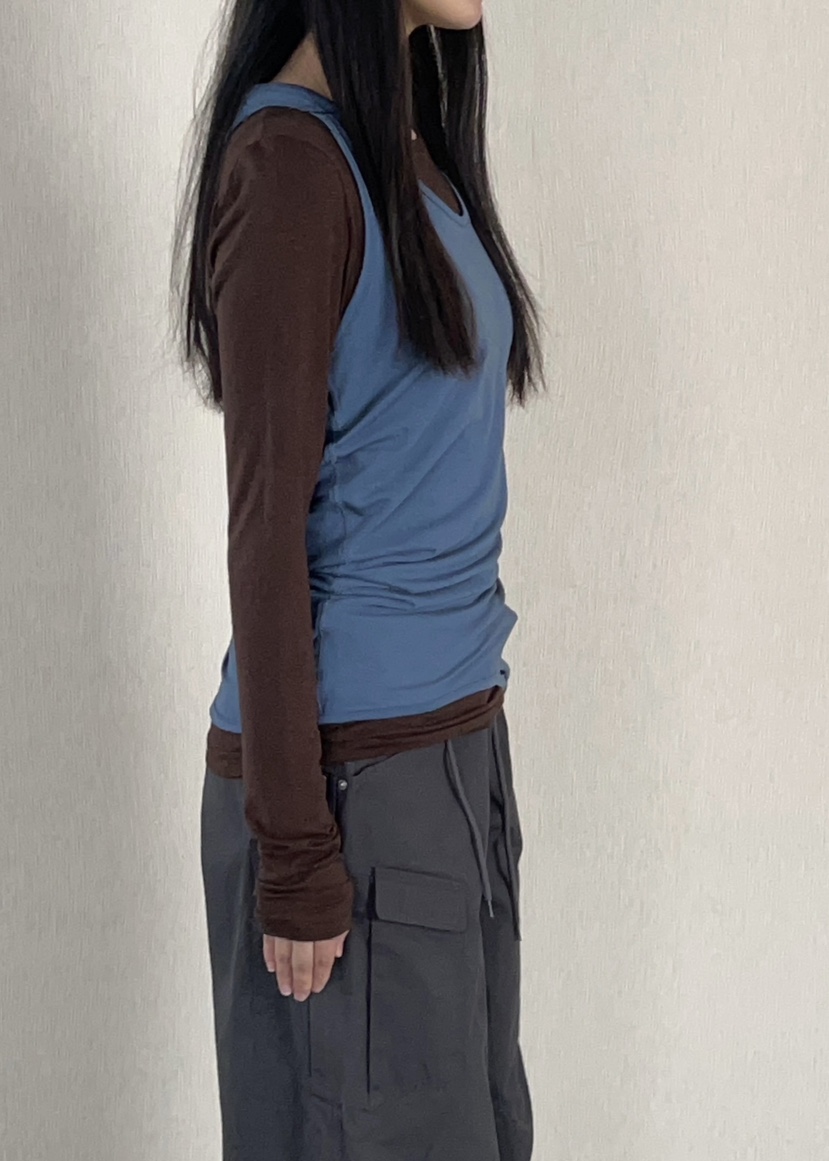 ANOTHER AVENUE東大門實拍女裝新款休閑26春夏人氣長袖T恤ANOTHER AVENUE長袖T恤