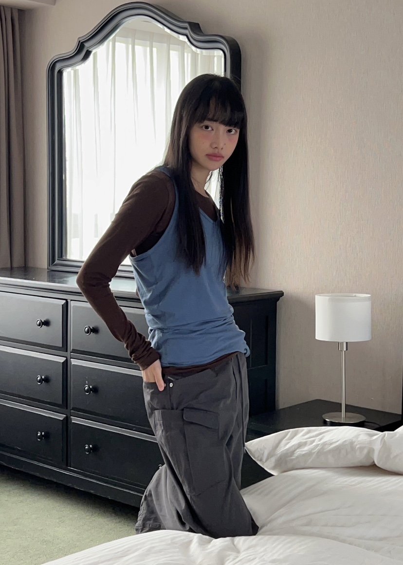 ANOTHER AVENUE東大門實拍女裝新款休閑26春夏人氣長袖T恤ANOTHER AVENUE長袖T恤