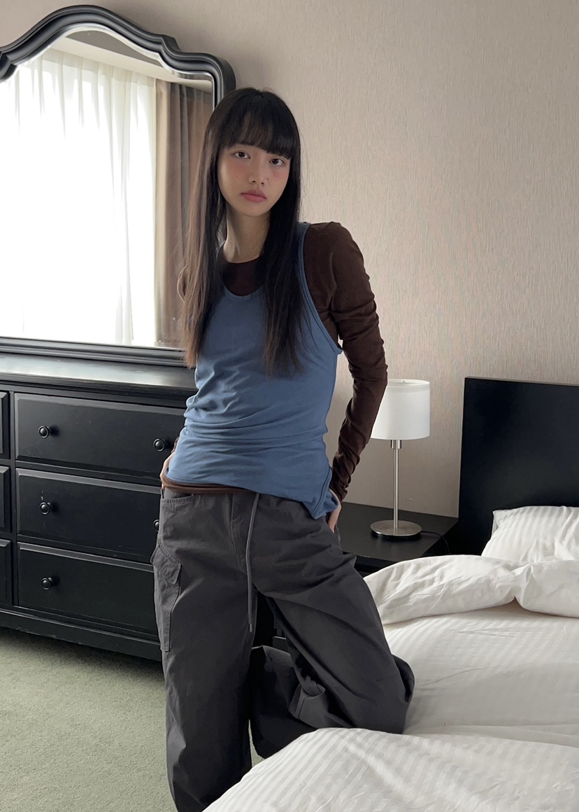 ANOTHER AVENUE東大門實拍女裝新款休閑26春夏人氣長袖T恤ANOTHER AVENUE長袖T恤