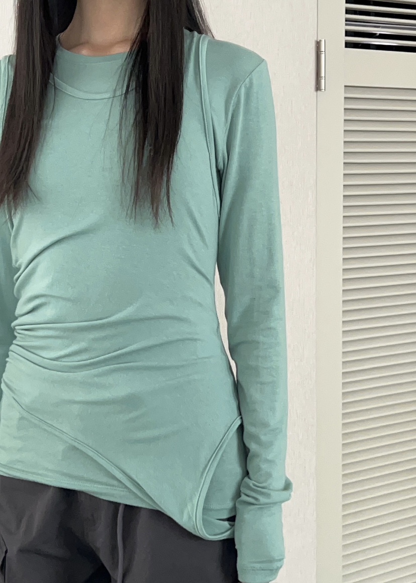 ANOTHER AVENUE東大門實拍女裝新款休閑26春夏人氣長袖T恤ANOTHER AVENUE長袖T恤