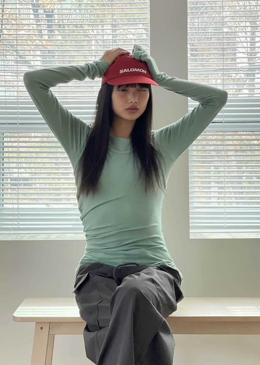 ANOTHER AVENUE東大門實拍女裝新款休閑26春夏人氣長袖T恤ANOTHER AVENUE長袖T恤