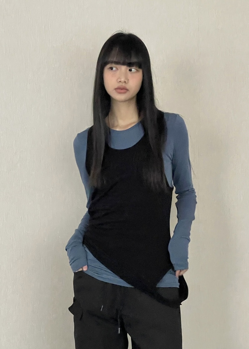 ANOTHER AVENUE東大門實拍女裝新款休閑26春夏人氣長袖T恤ANOTHER AVENUE長袖T恤