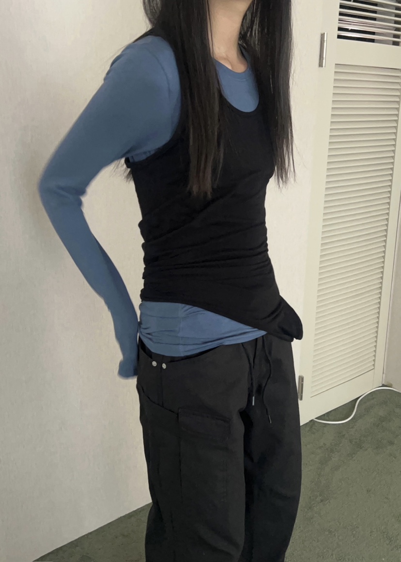 ANOTHER AVENUE東大門實拍女裝新款休閑26春夏人氣長袖T恤ANOTHER AVENUE長袖T恤