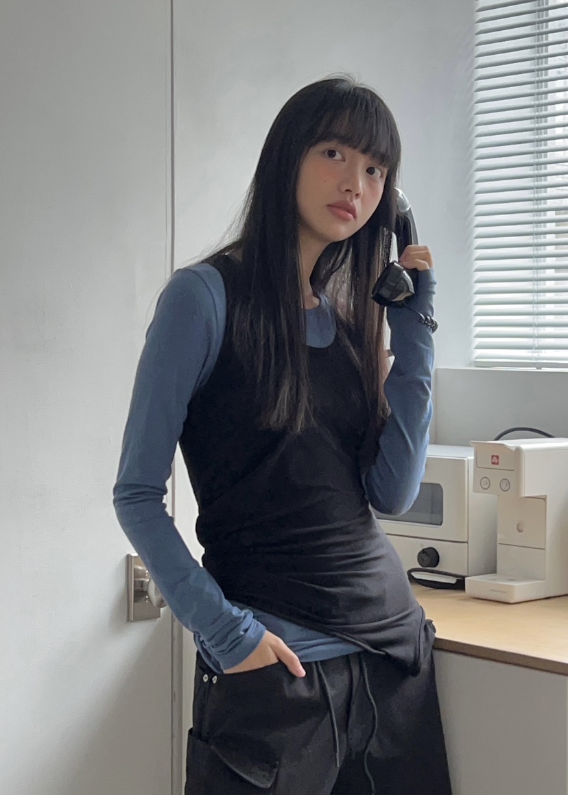 ANOTHER AVENUE東大門實拍女裝新款休閑26春夏人氣長袖T恤ANOTHER AVENUE長袖T恤