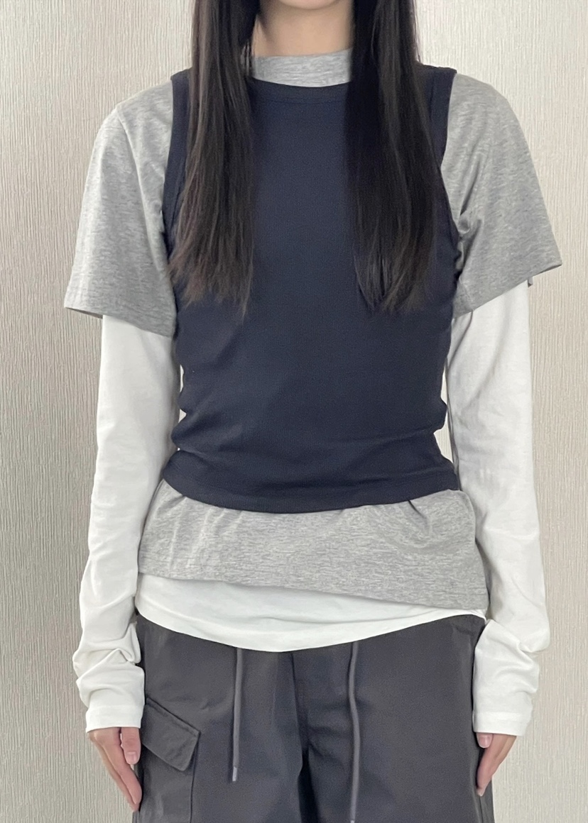 ANOTHER AVENUE東大門實拍女裝新品熱賣推薦職業吊帶背心ANOTHER AVENUE吊帶/背心