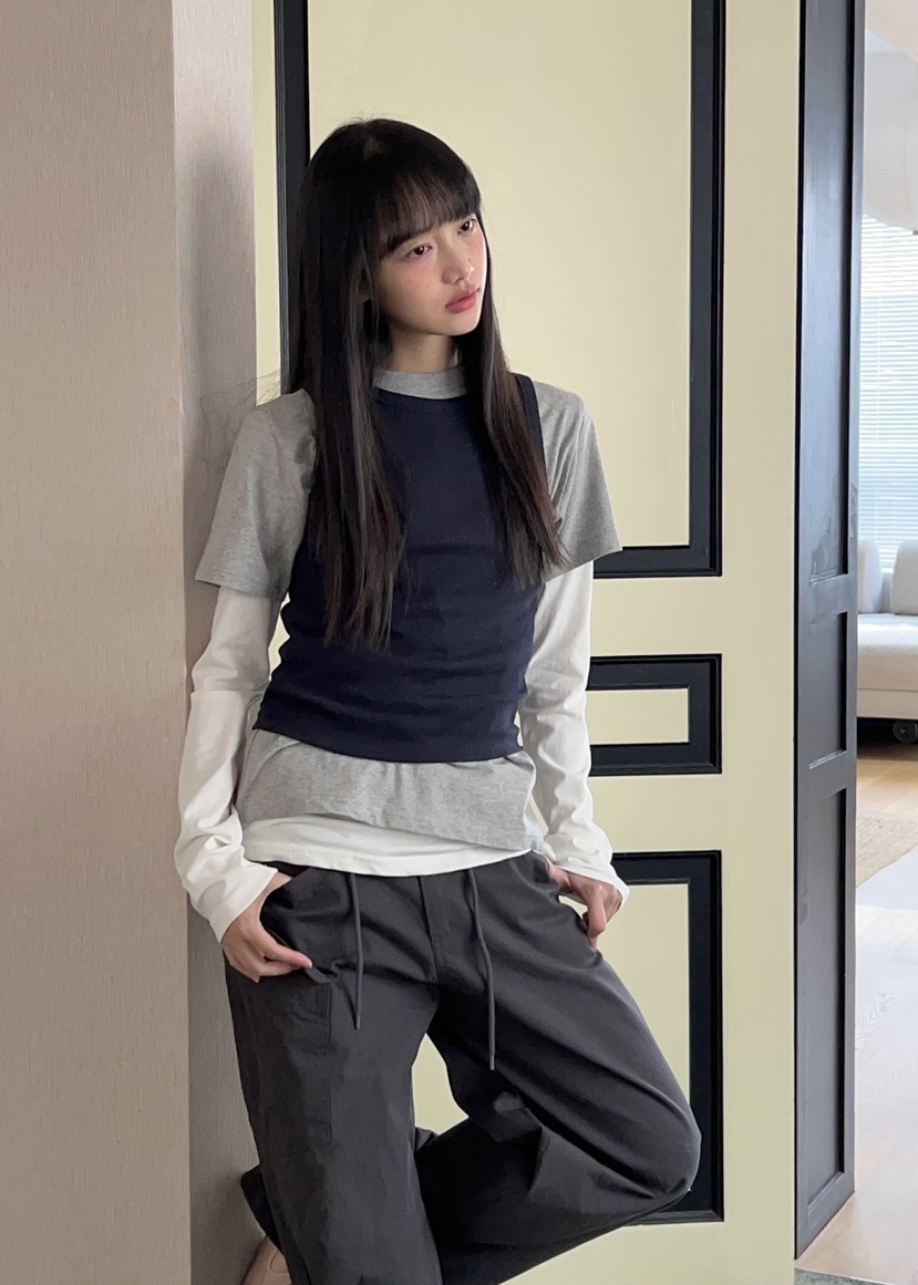 ANOTHER AVENUE東大門實拍女裝新品熱賣推薦職業吊帶背心ANOTHER AVENUE吊帶/背心