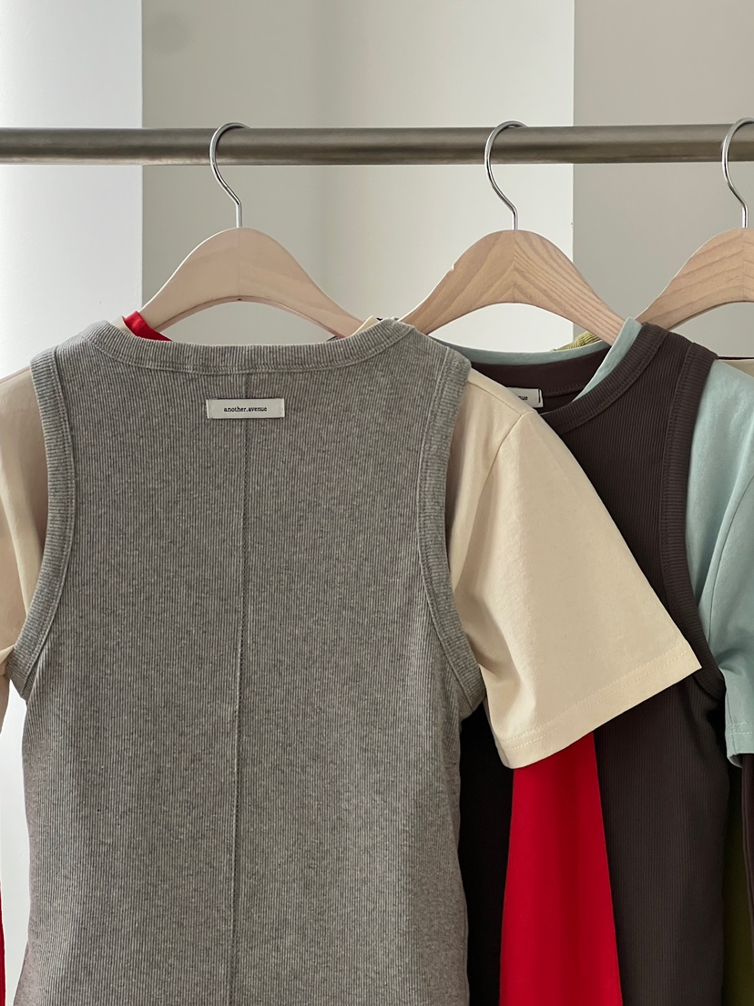 ANOTHER AVENUE東大門實拍女裝新品熱賣推薦職業吊帶背心ANOTHER AVENUE吊帶/背心