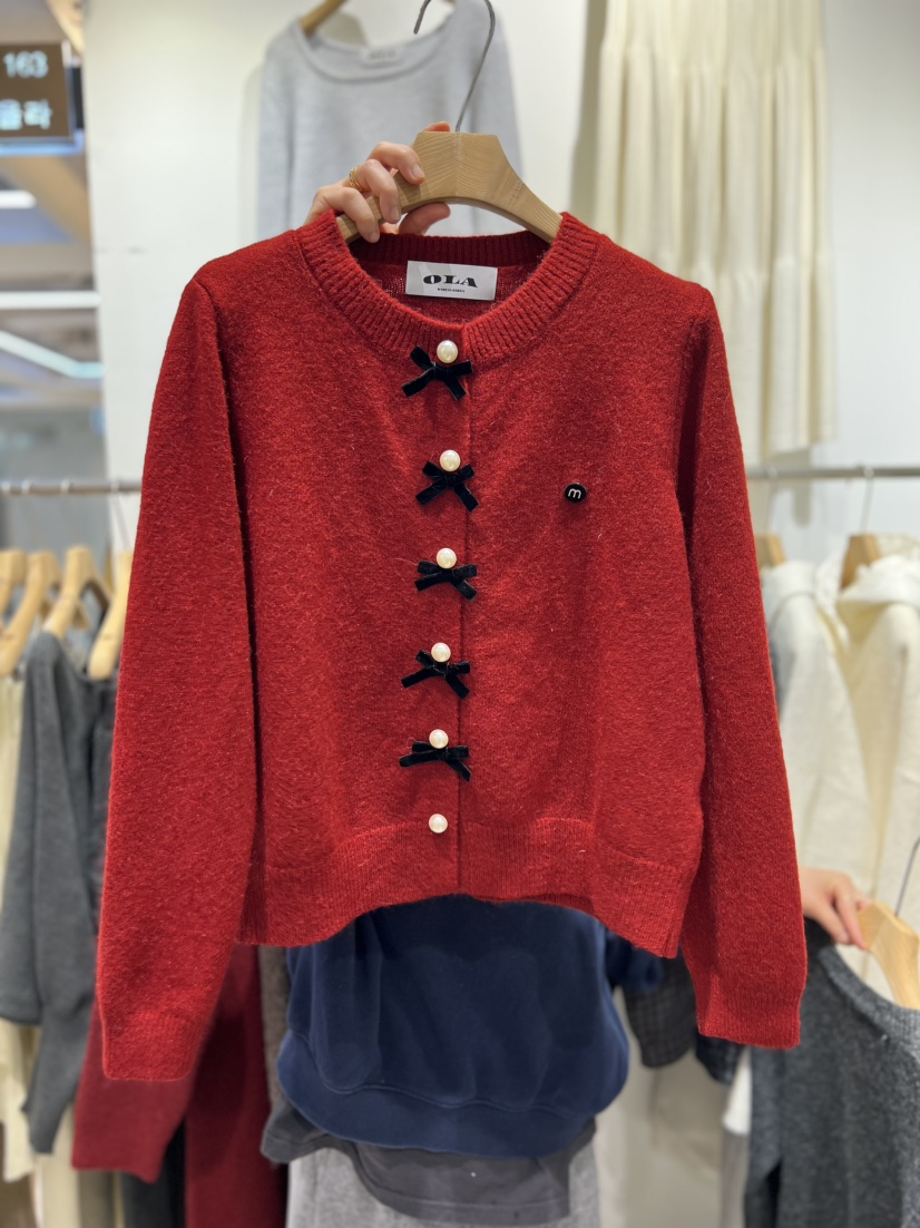 OLA韓國代購女士新款人氣26春夏推薦真品休閑時尚熱賣針織衫mellor/OLA針織衫圖色2