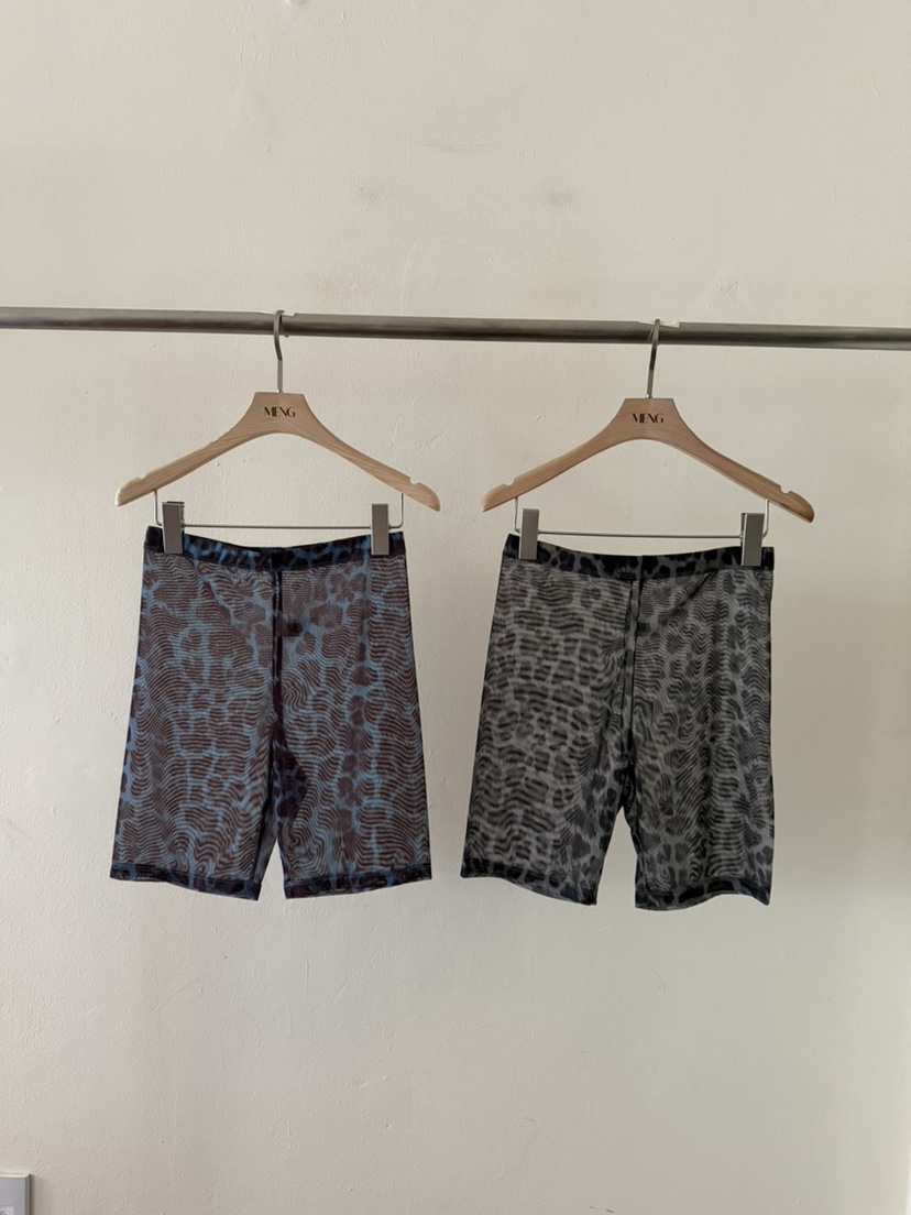 MENG東大門直郵女士新品休閑熱賣職業推薦短褲緊身褲網眼MENG短褲