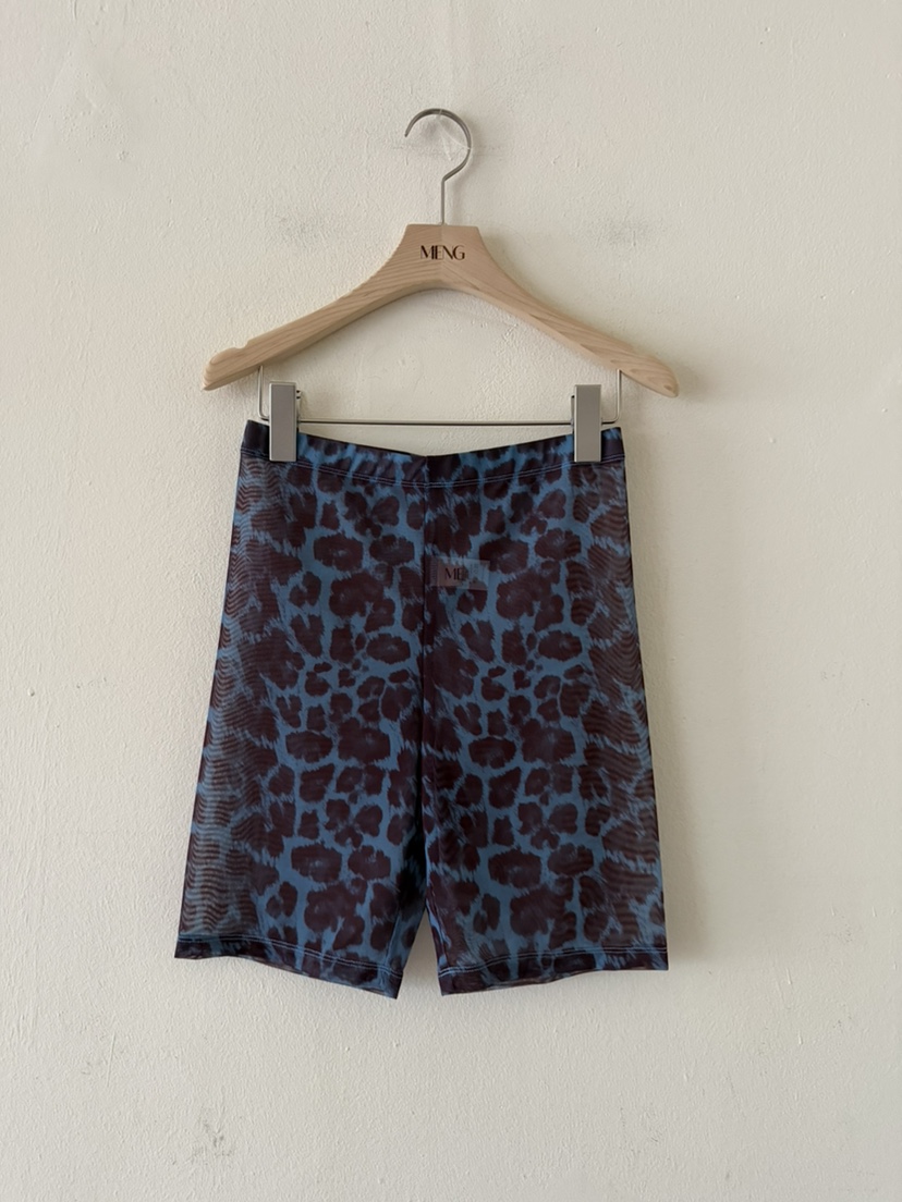 MENG東大門直郵女士新品休閑熱賣職業推薦短褲緊身褲網眼MENG短褲圖色1