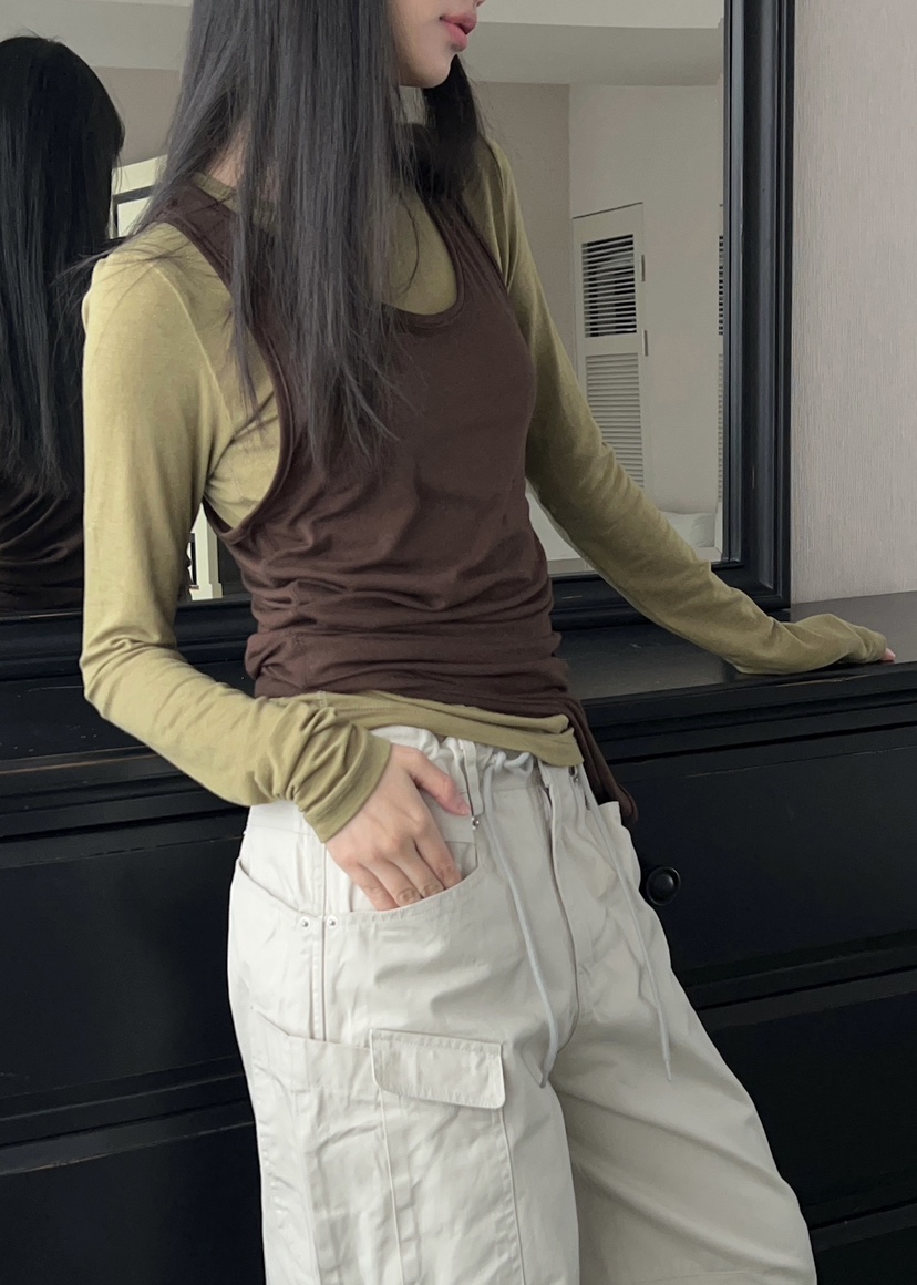 ANOTHER AVENUE東大門代購女士新款真品時尚職業吊帶背心ANOTHER AVENUE吊帶/背心