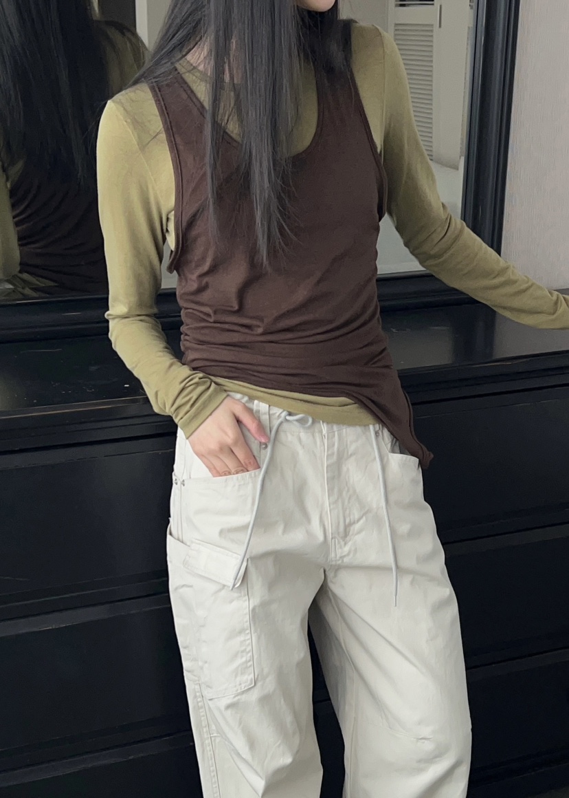 ANOTHER AVENUE東大門代購女士新款真品時尚職業吊帶背心ANOTHER AVENUE吊帶/背心