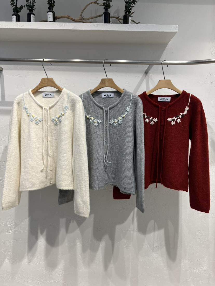 OLA韓國直郵女裝新款時尚休閑人氣職業推薦真品熱賣針織衫mellor/OLA針織衫