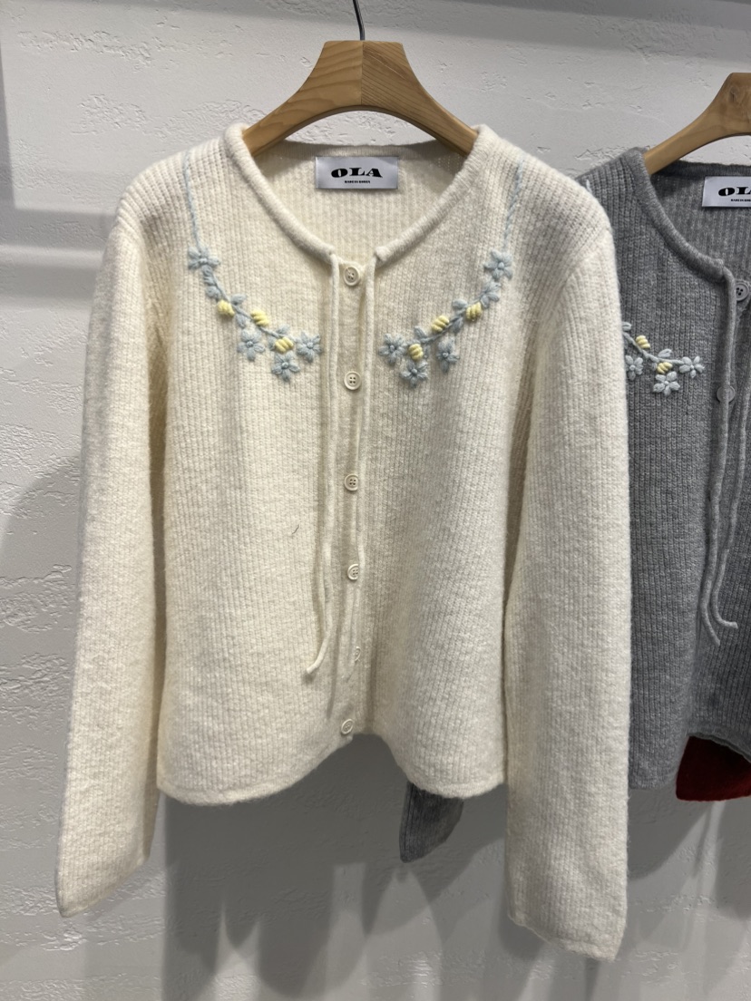 OLA韓國直郵女裝新款時尚休閑人氣職業推薦真品熱賣針織衫mellor/OLA針織衫