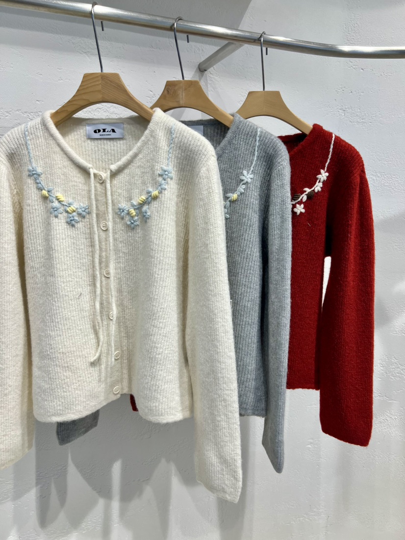 OLA韓國直郵女裝新款時尚休閑人氣職業推薦真品熱賣針織衫mellor/OLA針織衫