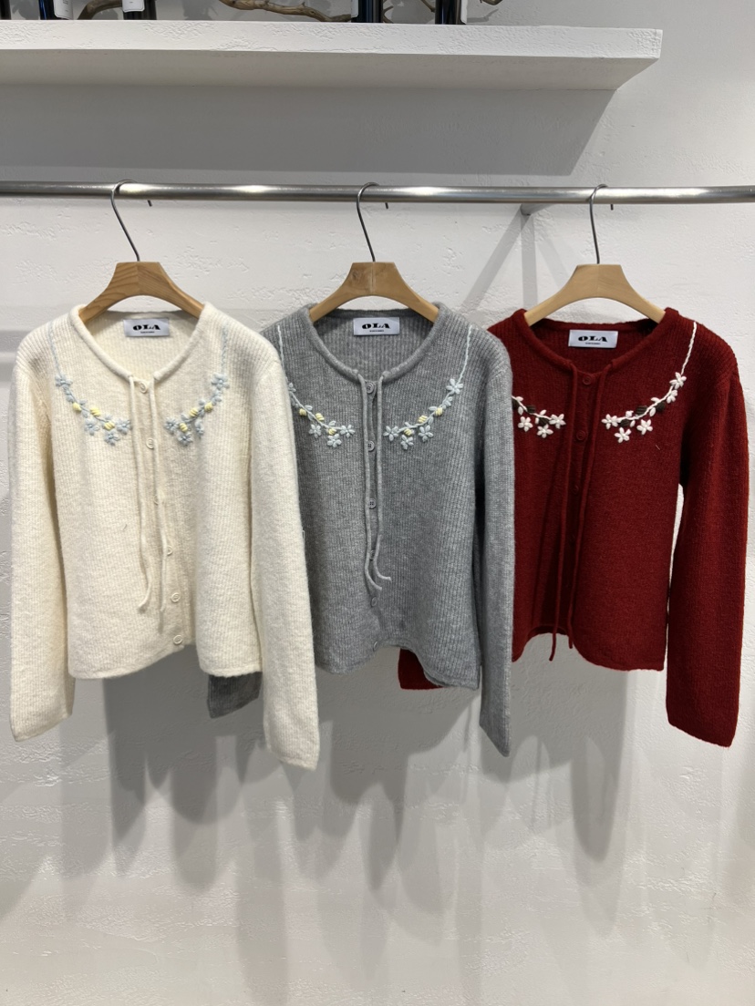 OLA韓國直郵女裝新款時尚休閑人氣職業推薦真品熱賣針織衫mellor/OLA針織衫