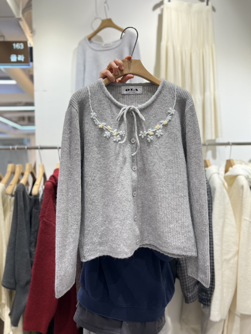 OLA韓國直郵女裝新款時尚休閑人氣職業推薦真品熱賣針織衫mellor/OLA針織衫圖色2