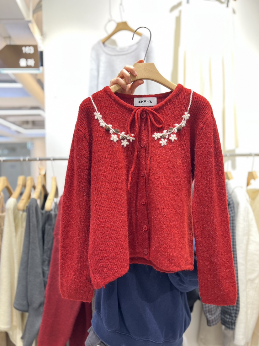 OLA韓國直郵女裝新款時尚休閑人氣職業推薦真品熱賣針織衫mellor/OLA針織衫圖色3