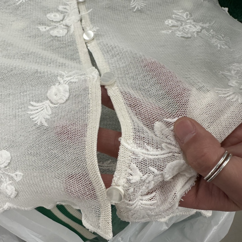 CORNER韓國直郵女士新品休閑26春夏職業推薦襯衫蕾絲衫春款CORNER.302襯衫/蕾絲衫