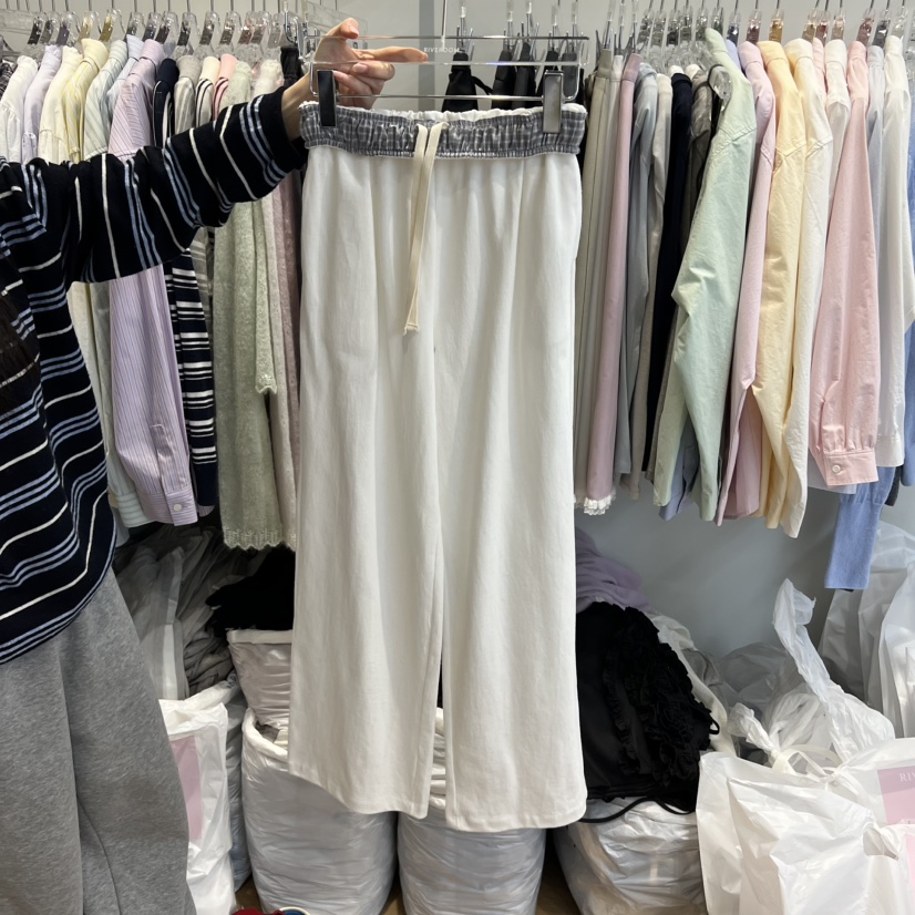 RIVEROOM東大門實拍女士新品26春夏熱賣人氣時尚真品休閑褲RIVEROOM休閑褲圖色1