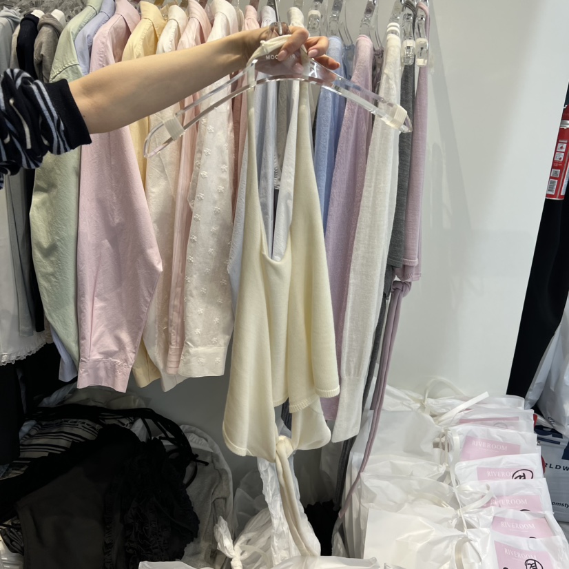 RIVEROOM韓國直郵女裝新款休閑職業人氣26春夏推薦吊帶背心RIVEROOM吊帶/背心