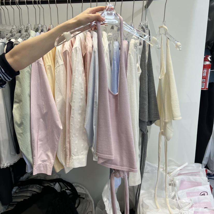 RIVEROOM韓國直郵女裝新款休閑職業人氣26春夏推薦吊帶背心RIVEROOM吊帶/背心圖色2