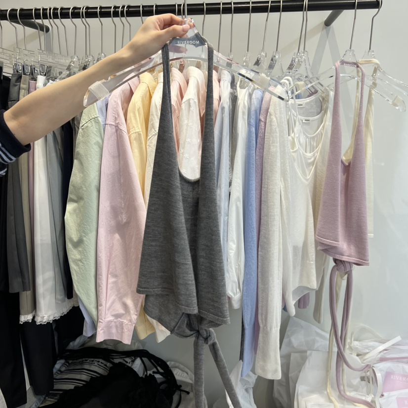 RIVEROOM韓國直郵女裝新款休閑職業人氣26春夏推薦吊帶背心RIVEROOM吊帶/背心圖色3