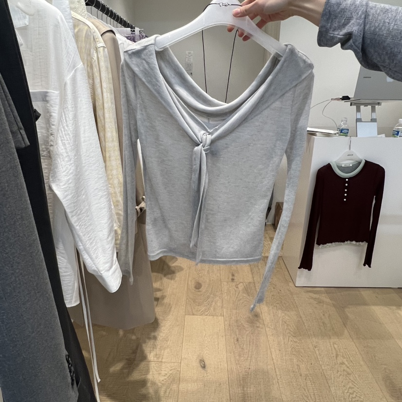 RUMIRU/AWEAR東大門實拍女士新品真品時尚長袖T恤不含項鏈awear/RUMIRU長袖T恤