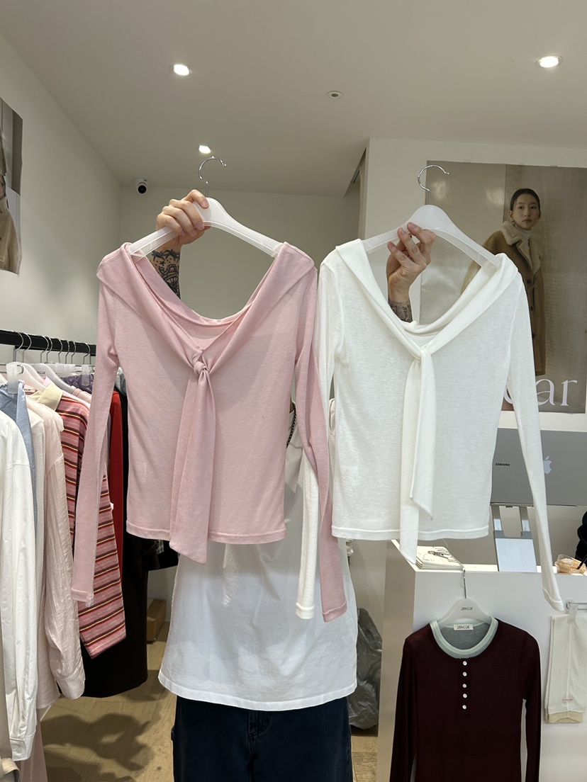 RUMIRU/AWEAR東大門實拍女士新品真品時尚長袖T恤不含項鏈awear/RUMIRU長袖T恤