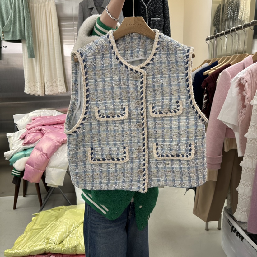 CORNER東大門直郵女士新款人氣熱賣推薦職業26春夏馬甲春款CORNER.302馬甲圖色2