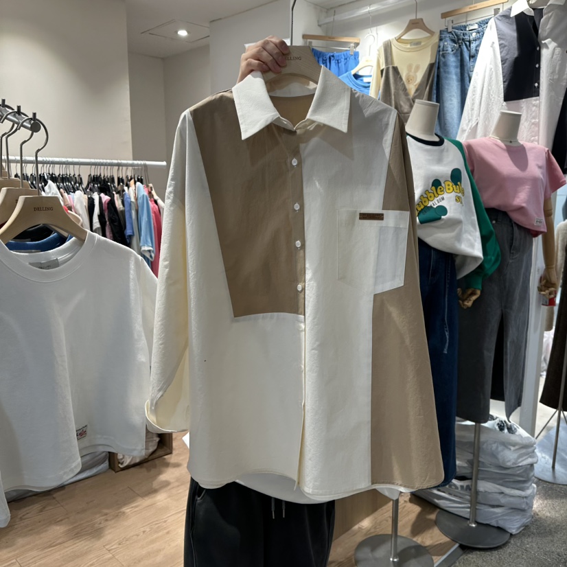 DELLING韓國直郵女士新品26春夏職業人氣熱賣襯衫蕾絲衫春款DELLING襯衫/蕾絲衫圖色2