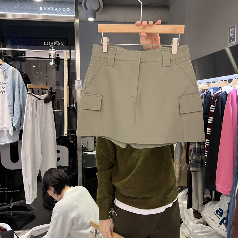 BANY ANCO韓國代購女裝新品休閑時尚職業人氣真品26春夏裙褲BANY ANCO裙褲圖色3