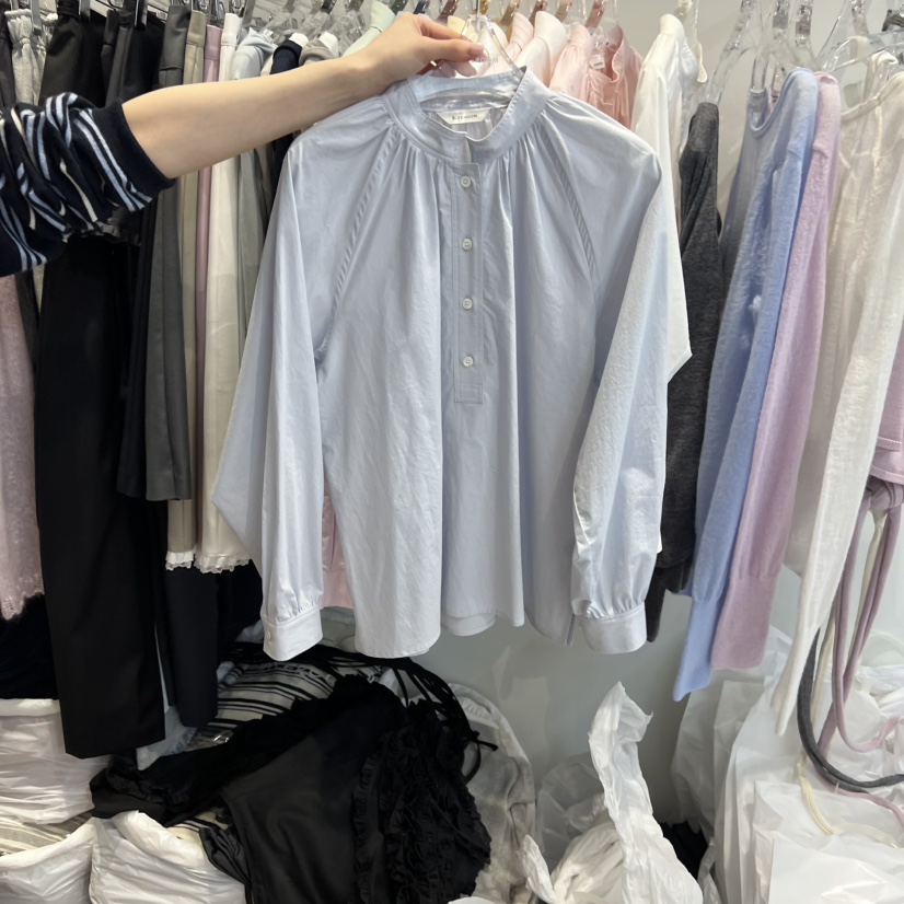 RIVEROOM東大門代購女士新品26春夏職業推薦時尚襯衫蕾絲衫RIVEROOM襯衫/蕾絲衫圖色2