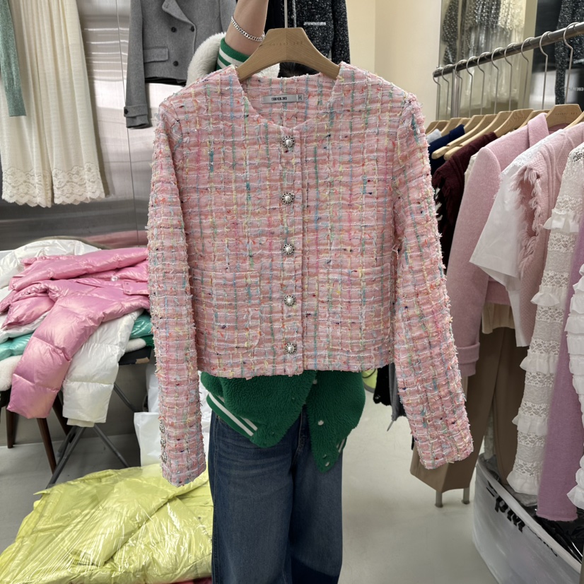 CORNER韓國代購女裝新品職業推薦人氣26春夏真品夾克春款CORNER.302夾克圖色2