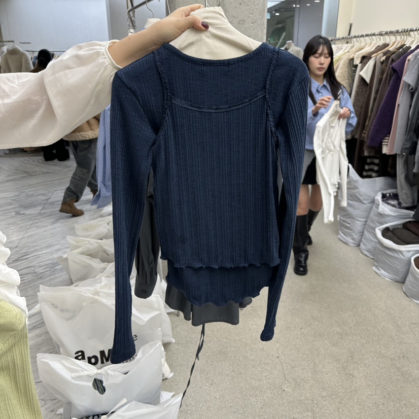 AMOEBA韓國代購女裝新款真品推薦時尚人氣熱賣休閑套裝春款AMOEBA套裝