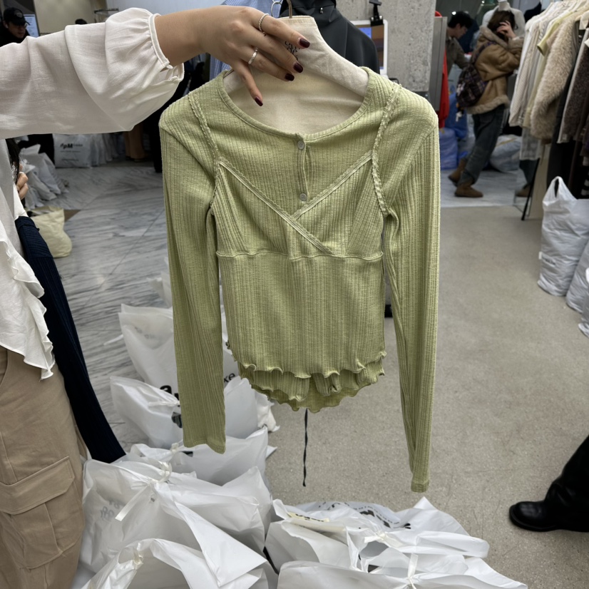 AMOEBA韓國代購女裝新款真品推薦時尚人氣熱賣休閑套裝春款AMOEBA套裝圖色2