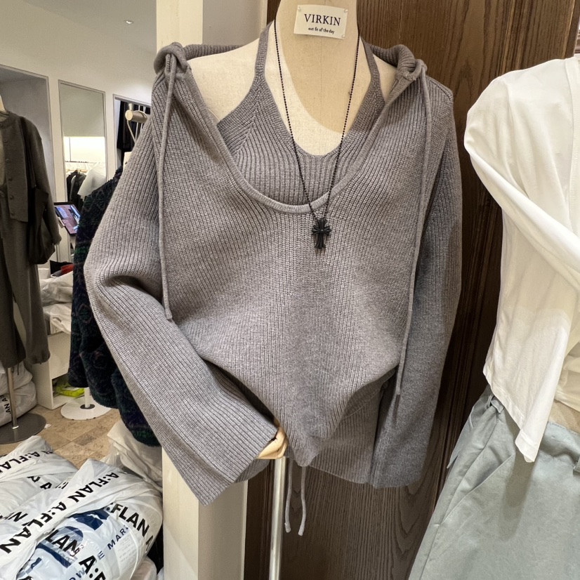 VIRKIN東大門實拍女裝新品人氣時尚休閑26春夏衛衣不含內搭VIRKIN衛衣圖色1