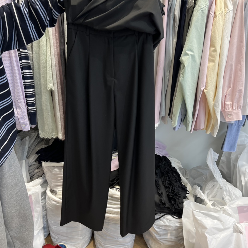 RIVEROOM韓國直郵女裝新品人氣時尚休閑26春夏真品休閑褲RIVEROOM休閑褲圖色2