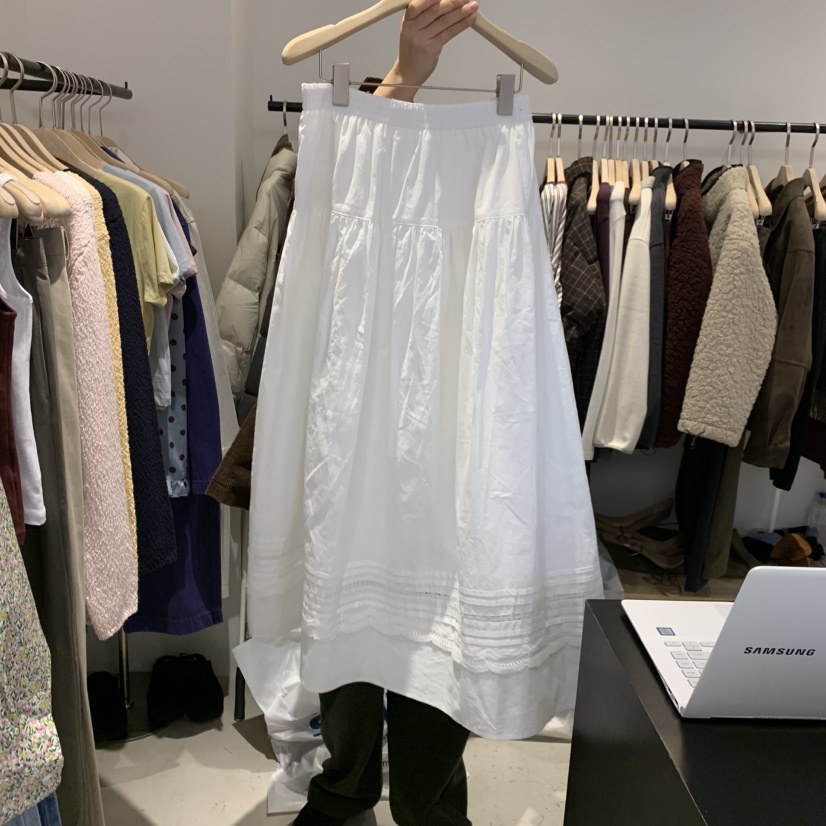 PLATE東大門直郵女士新款26春夏職業時尚人氣休閑真品長裙PLATE長裙