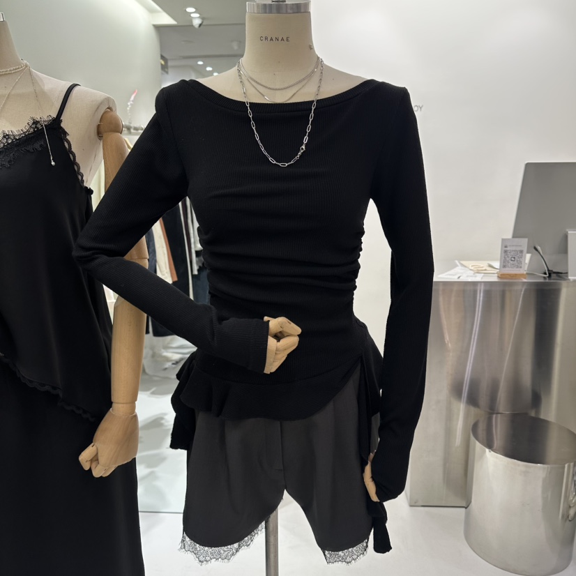 AHOY東大門實拍女士新款休閑熱賣推薦時尚人氣長袖T恤春款AHOY長袖T恤圖色3