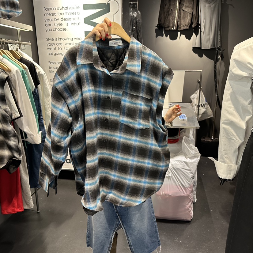 EL BOSQUE東大門直郵女裝新品26春夏襯衫蕾絲衫可拆卸春款EL BOSQUE襯衫/蕾絲衫圖色2