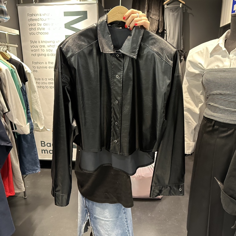 EL BOSQUE東大門代購女裝新品推薦真品時尚襯衫蕾絲衫春款EL BOSQUE襯衫/蕾絲衫圖色2