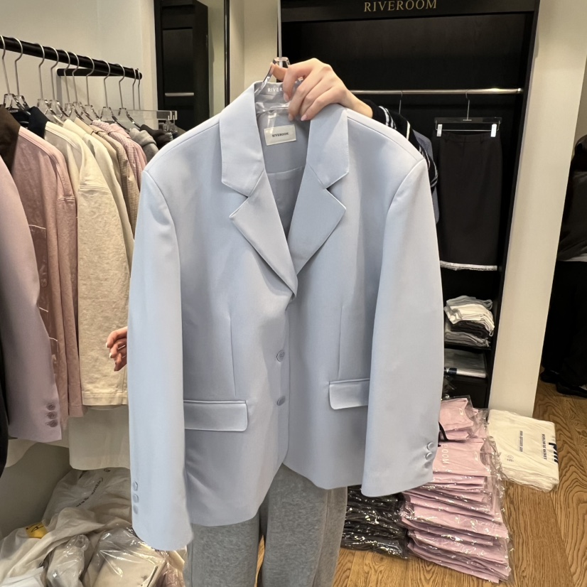 RIVEROOM東大門代購女裝新品職業人氣熱賣休閑真品推薦夾克RIVEROOM夾克圖色2