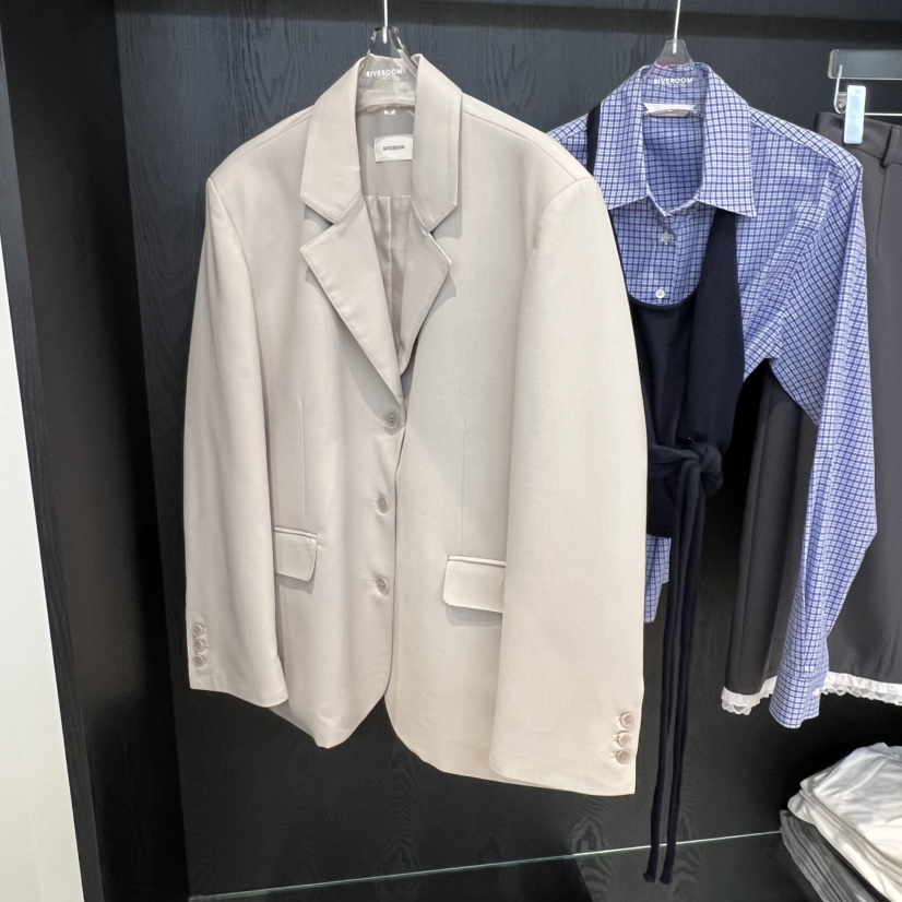 RIVEROOM東大門代購女裝新品職業人氣熱賣休閑真品推薦夾克RIVEROOM夾克圖色3