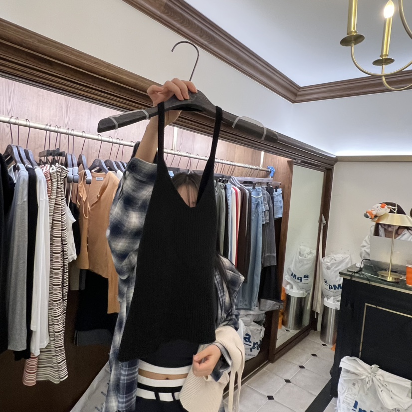 VIRKIN東大門代購女士新款休閑26春夏熱賣推薦真品吊帶背心VIRKIN吊帶/背心圖色3