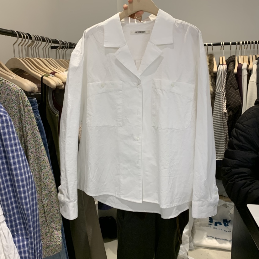 PLATE東大門實拍女裝新品人氣休閑熱賣時尚推薦襯衫蕾絲衫PLATE襯衫/蕾絲衫圖色2