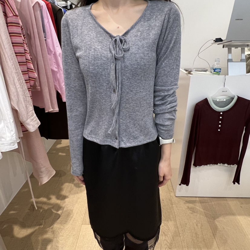 RUMIRU/AWEAR韓國代購女裝新款人氣熱賣真品職業長袖T恤awear/RUMIRU長袖T恤圖色2