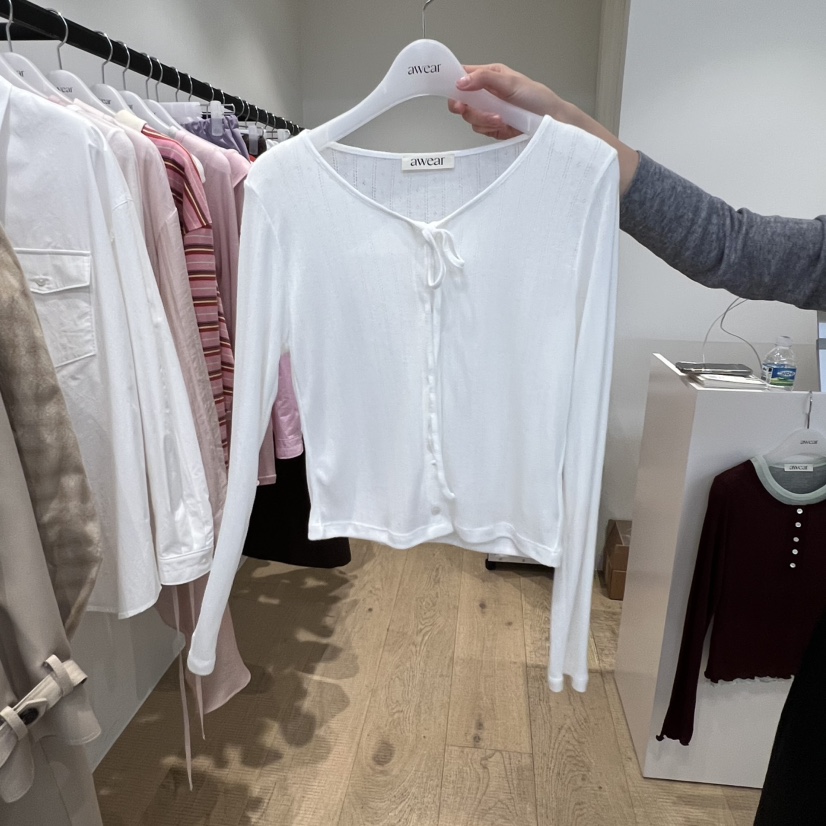 RUMIRU/AWEAR韓國代購女裝新款人氣熱賣真品職業長袖T恤awear/RUMIRU長袖T恤圖色3